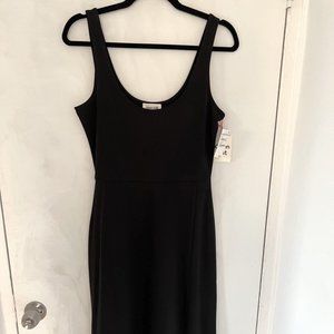 Bodycon Black Open Edit Midi Dress - Tags On